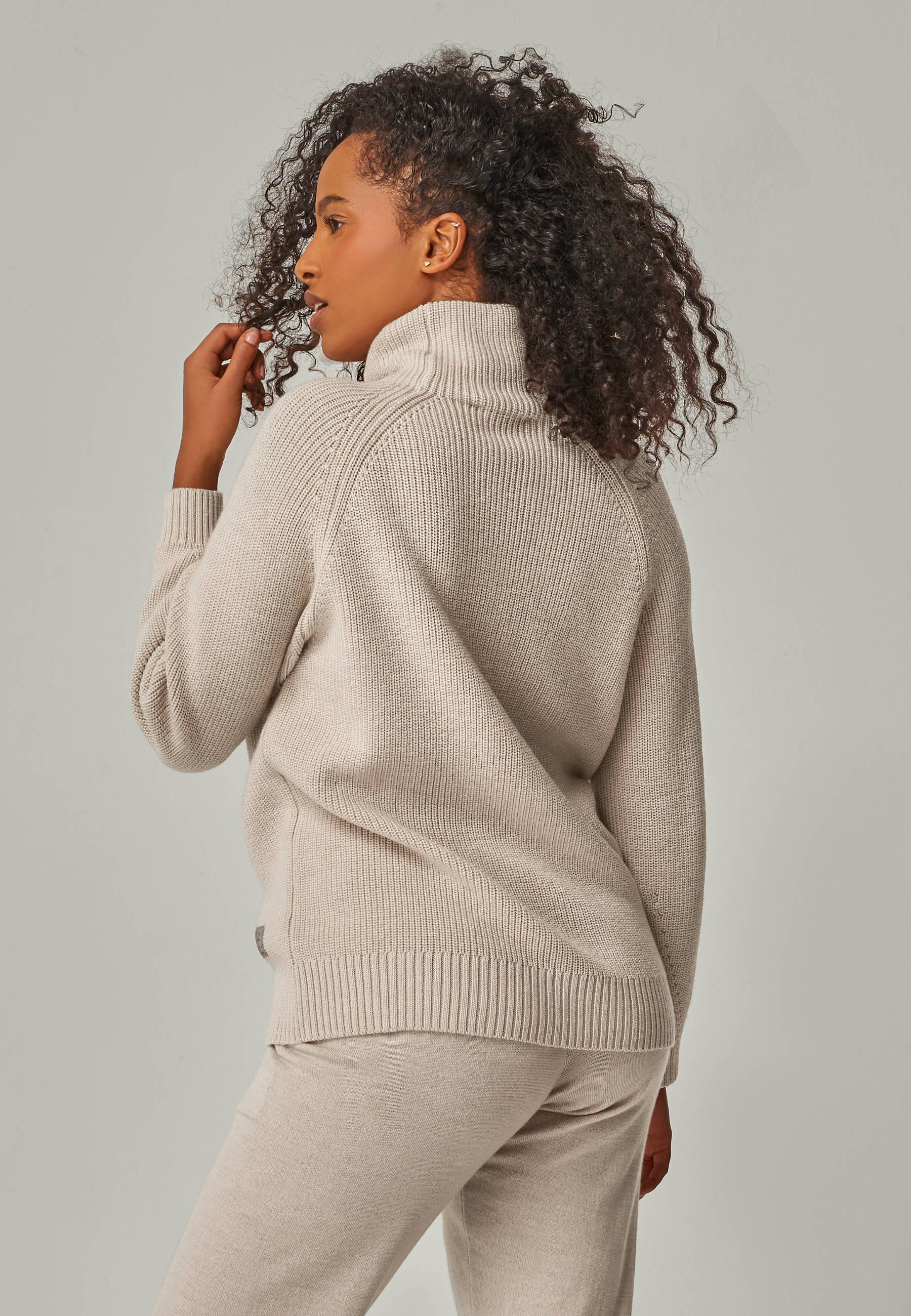 PULLOVER EVE - Stylish mock neck sweater