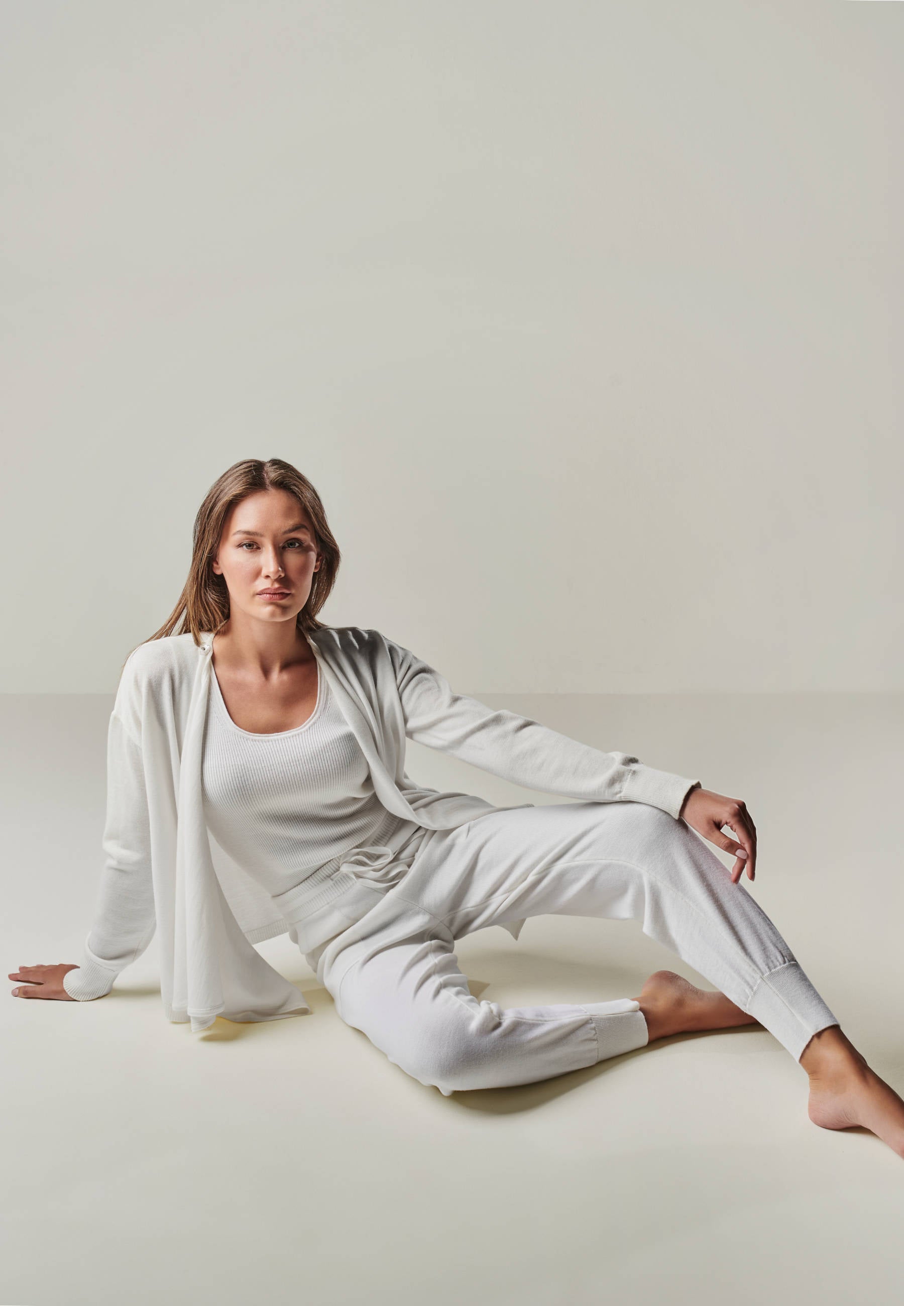 PANTS BELLA - Edle Merino Lounge Pants mit Taschen