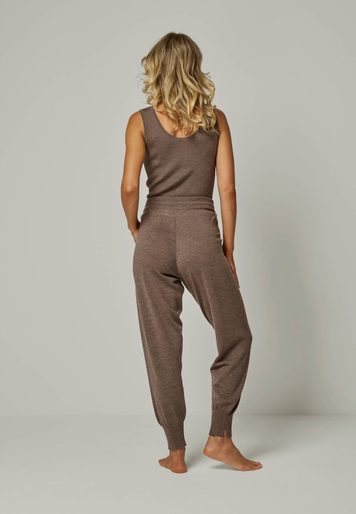 PANTS BELLA - Edle Merino Lounge Pants mit Taschen
