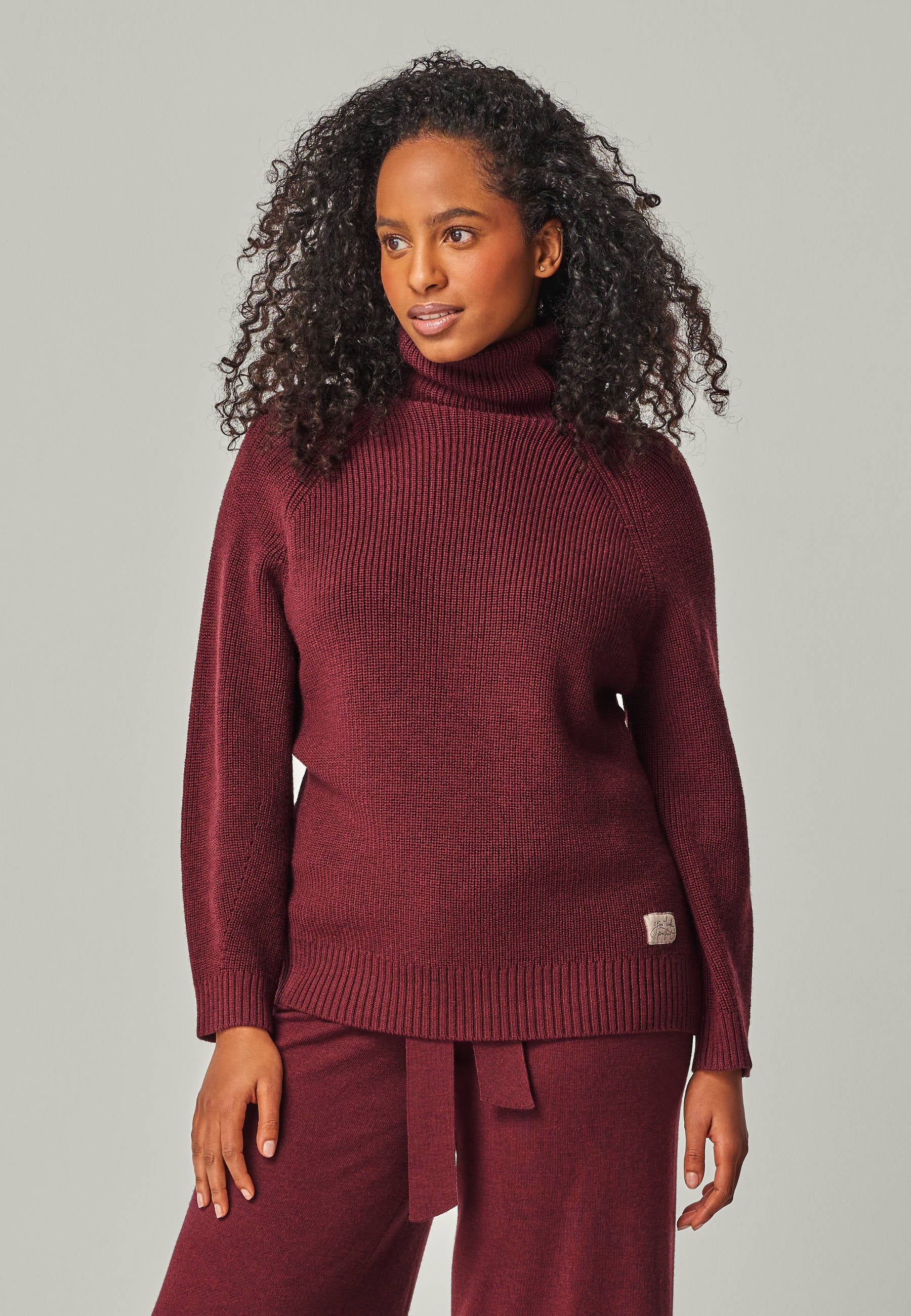 PULLOVER EVE - Stylish mock neck sweater