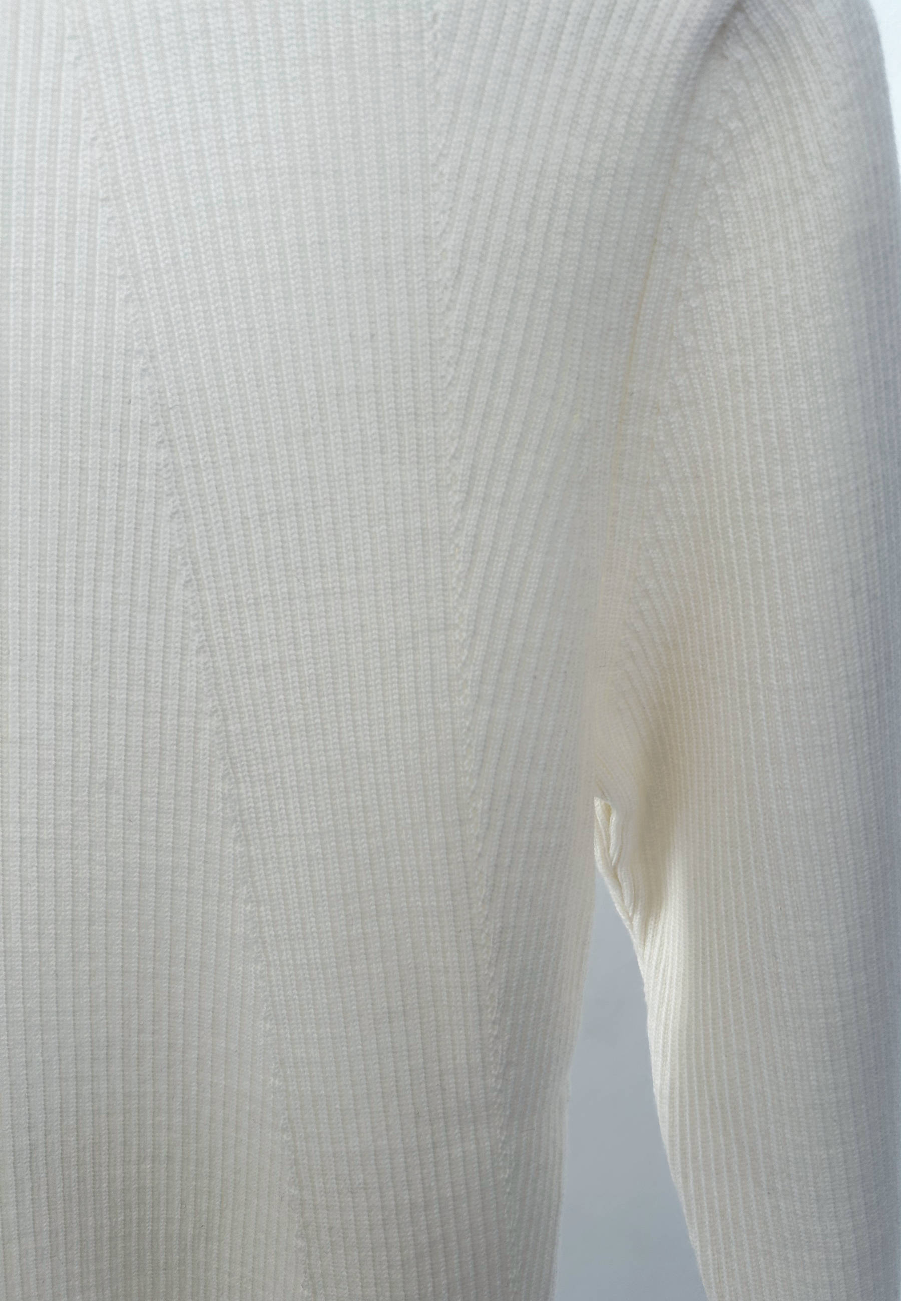 PULLOVER DARIA - short sleeve sweater with stand-up collar