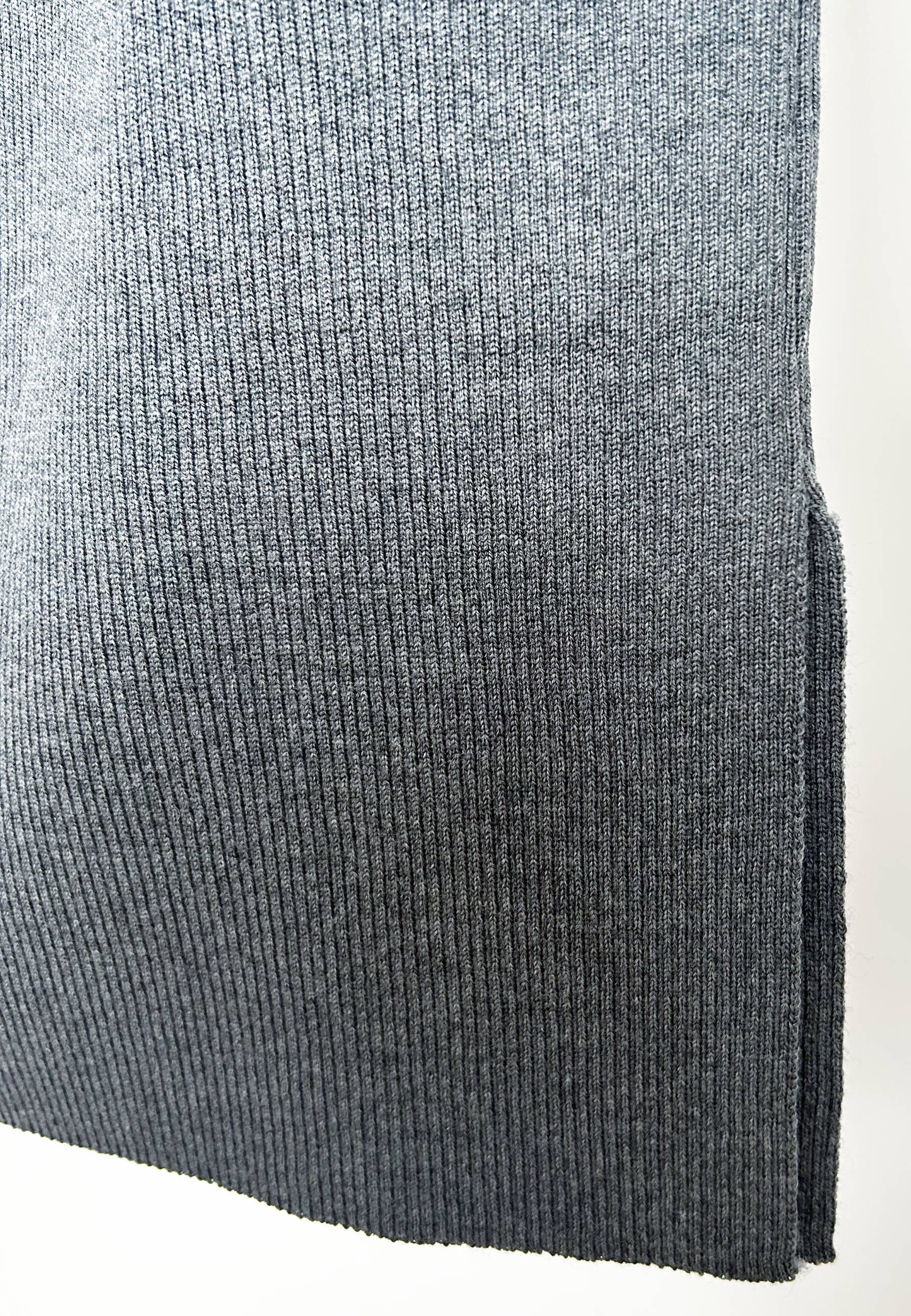 SKIRT ERIKA - Gerippter Merino Strickrock