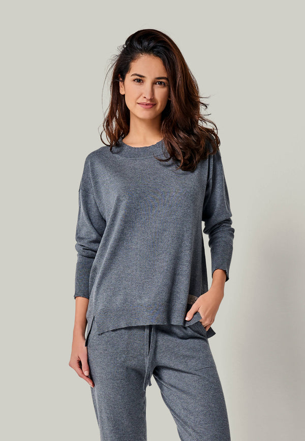 PULLOVER BELLA - Fine knitted roundneck pullover