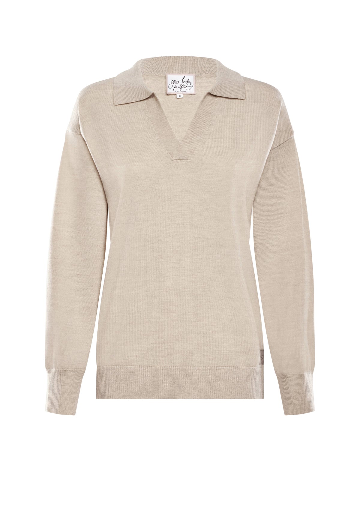 PULLOVER GRACE - Polokragen Pullover aus Merino