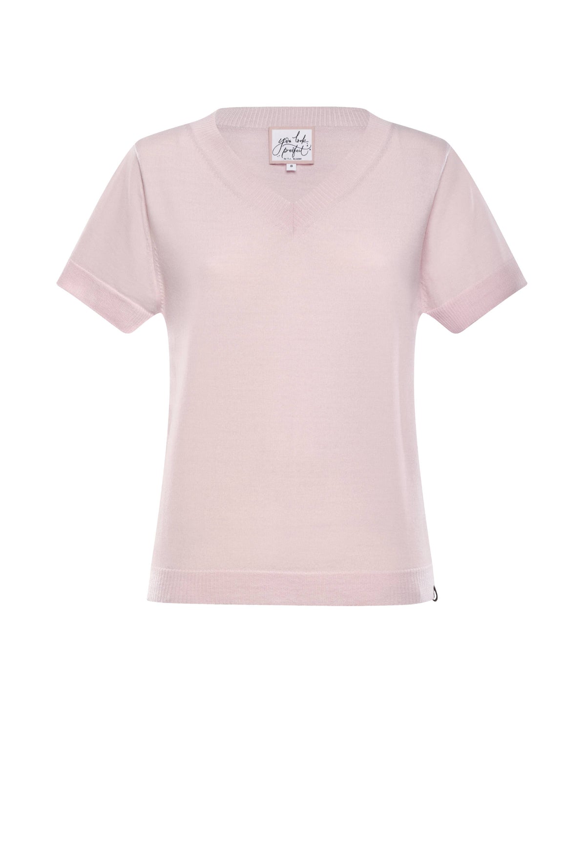 SHIRT GRETA - Stricktop mit V-Ausschnitt