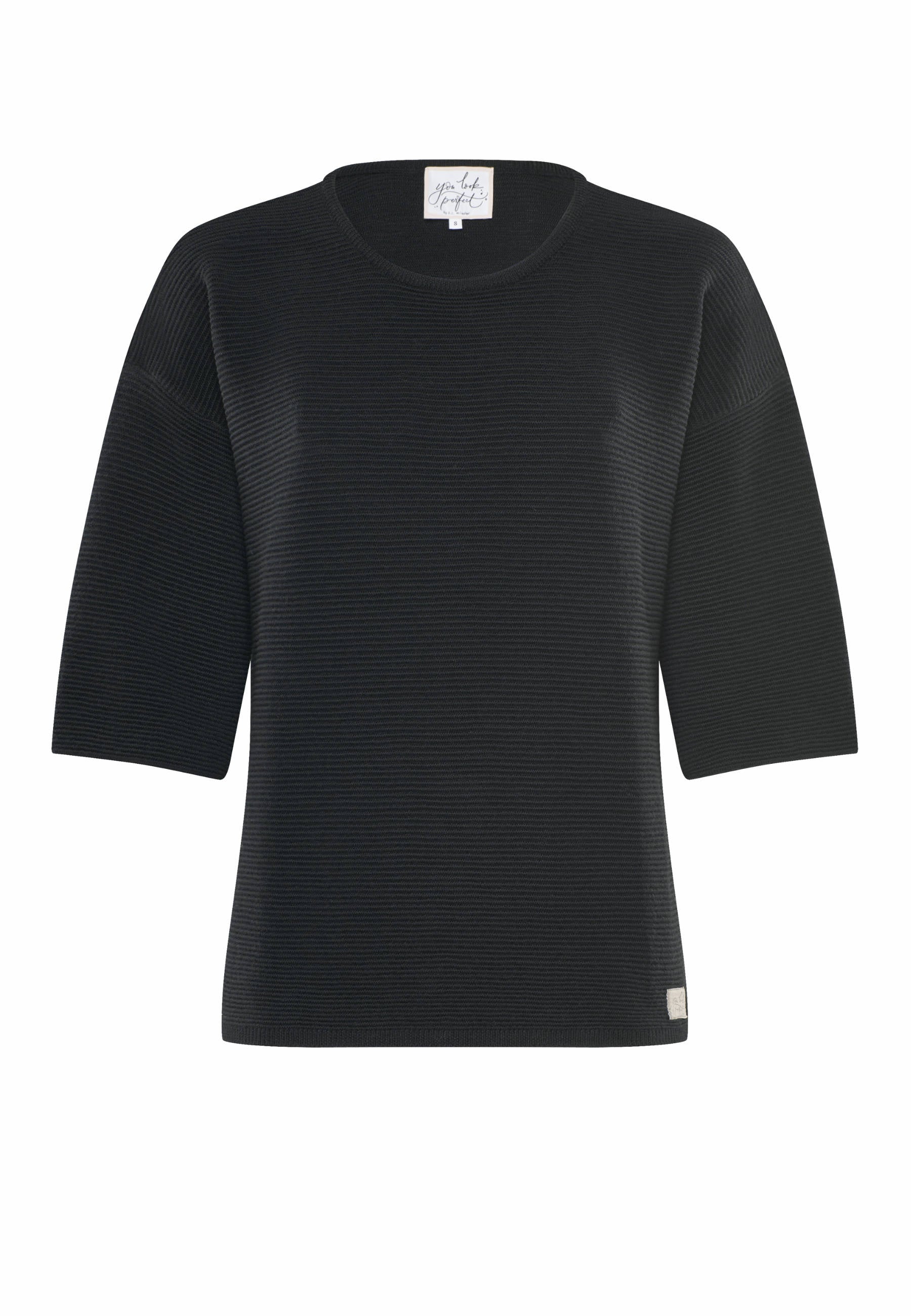 PULLOVER FAY - Half-sleeved sweater in structured knit