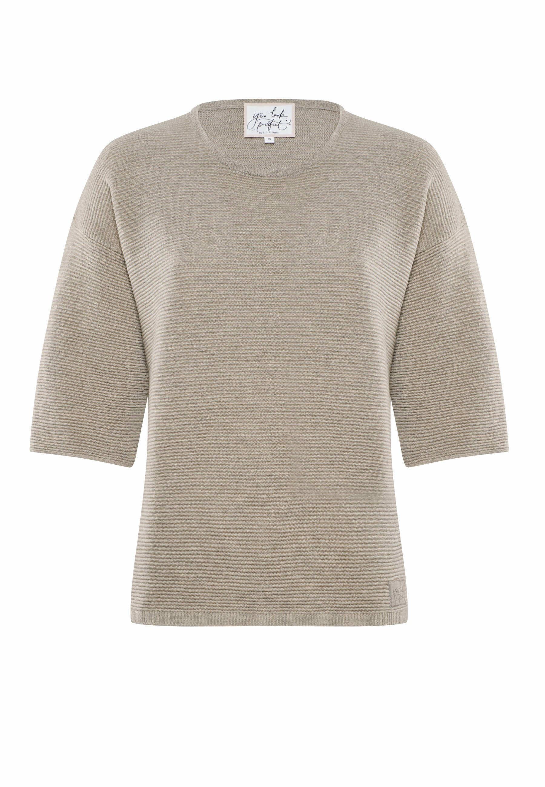 PULLOVER FAY - Half-sleeved sweater in structured knit