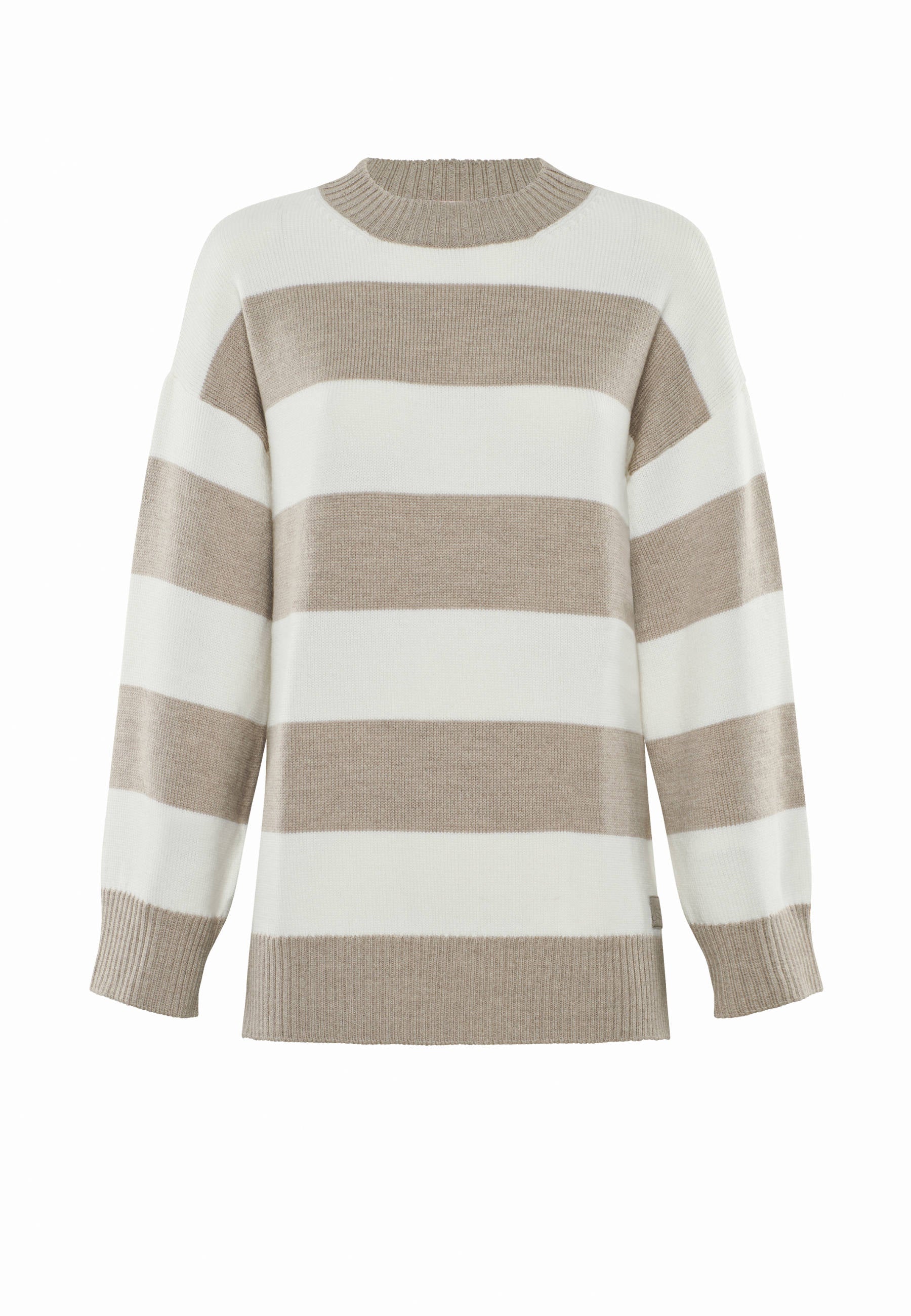 PULLOVER FELIA - Relaxed block stripe jumper in merino