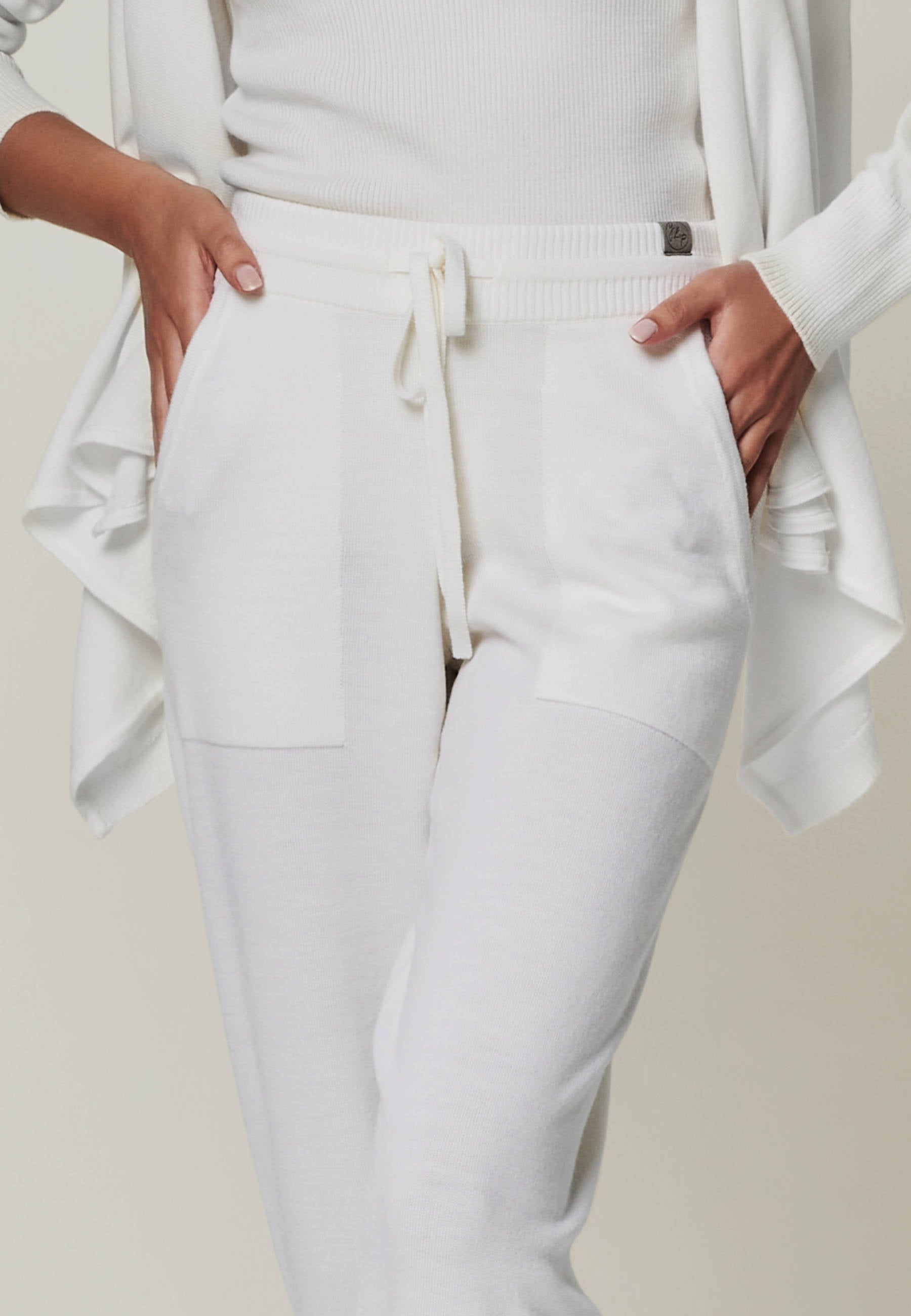 PANTS BELLA - Edle Merino Lounge Pants mit Taschen