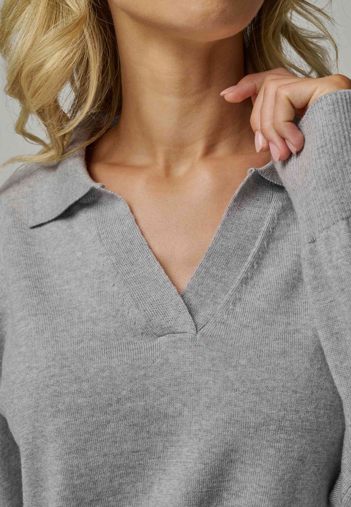 PULLOVER GRACE - Polokragen Pullover aus Merino