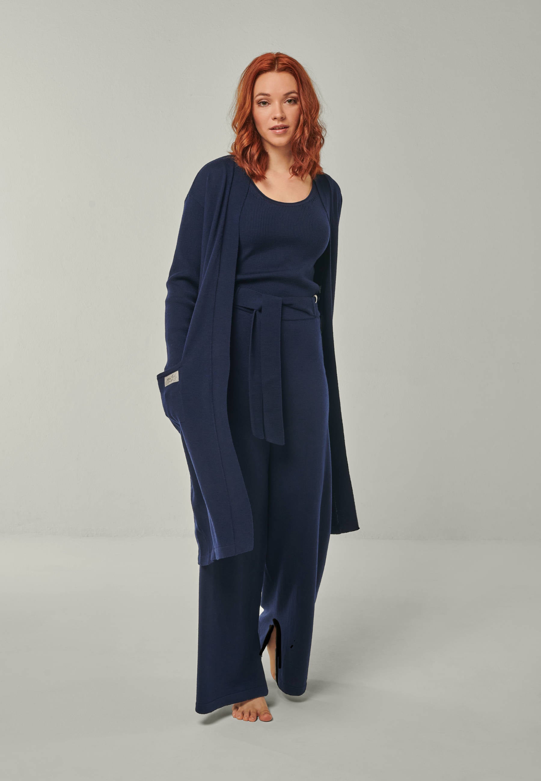 TOP BLOSSOM - ribbed merino top with round neck