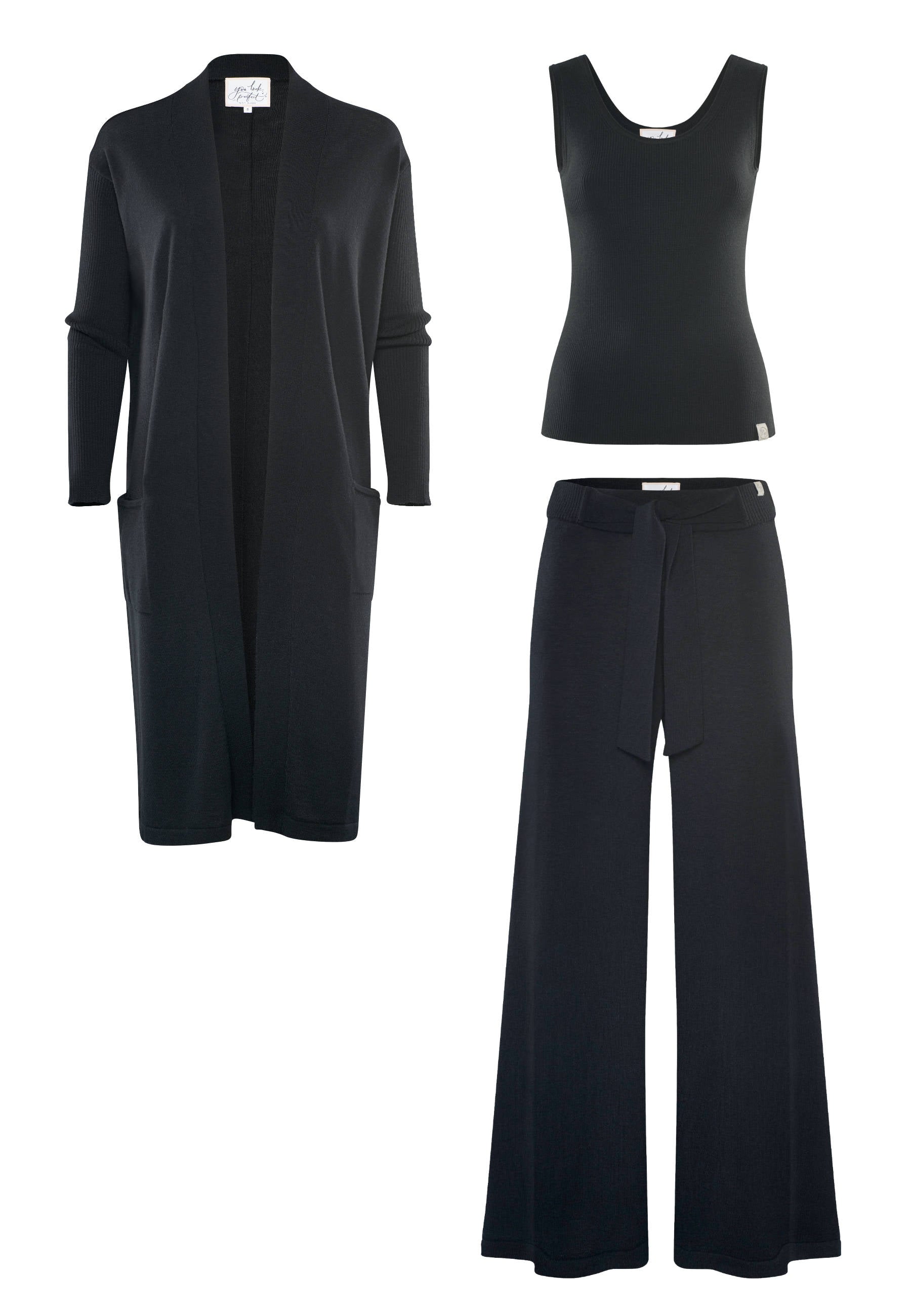 LOUNGEWEAR SET  - Cardigan Blossom & Top Blossom & Pants Bailey