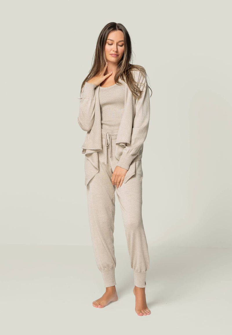 LOUNGEWEAR SET - Cardigan Bella & Top Blossom & Pants Bella