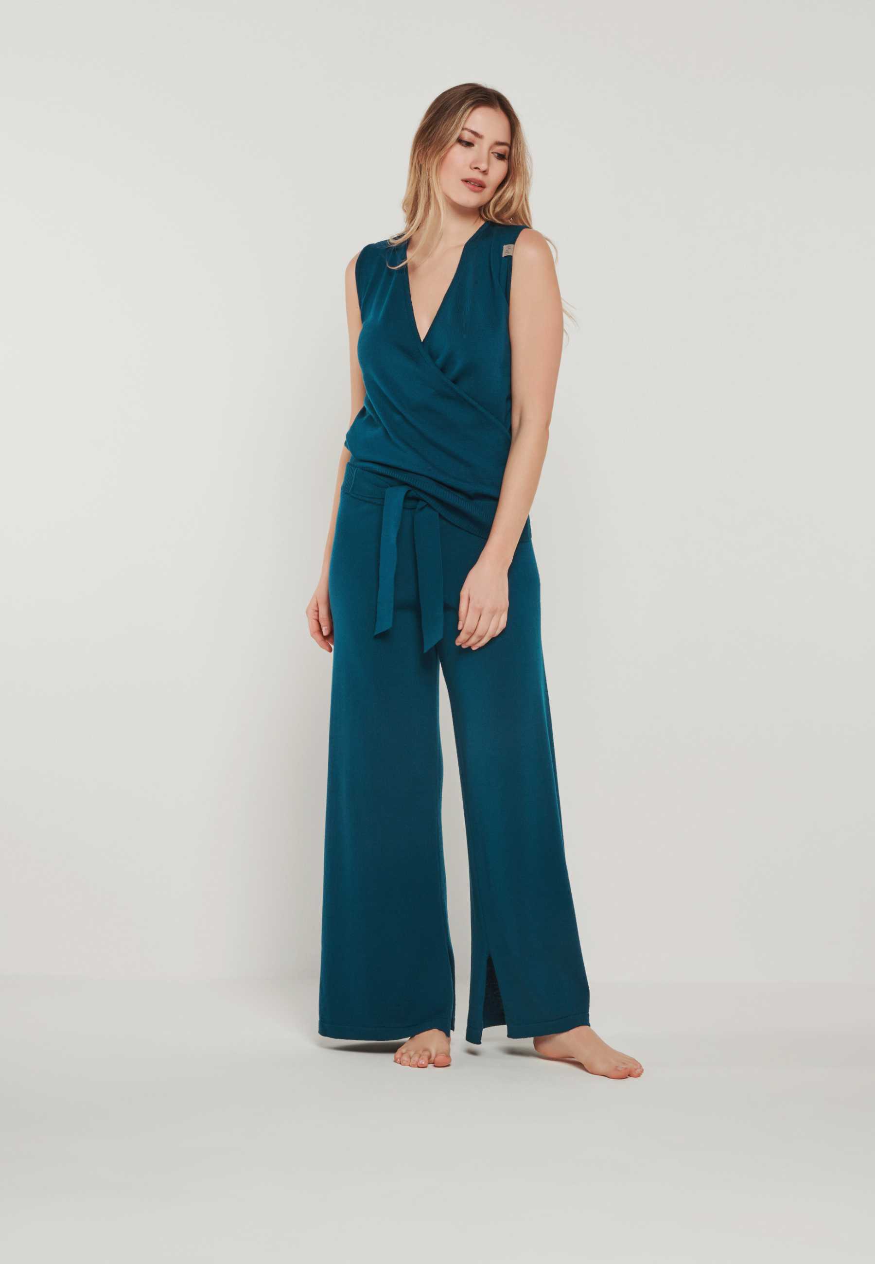 TOP BAILEY - Edles Merino Wickeltop