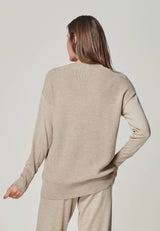 PULLOVER BELLA - Feinstrick Rundhals Pullover