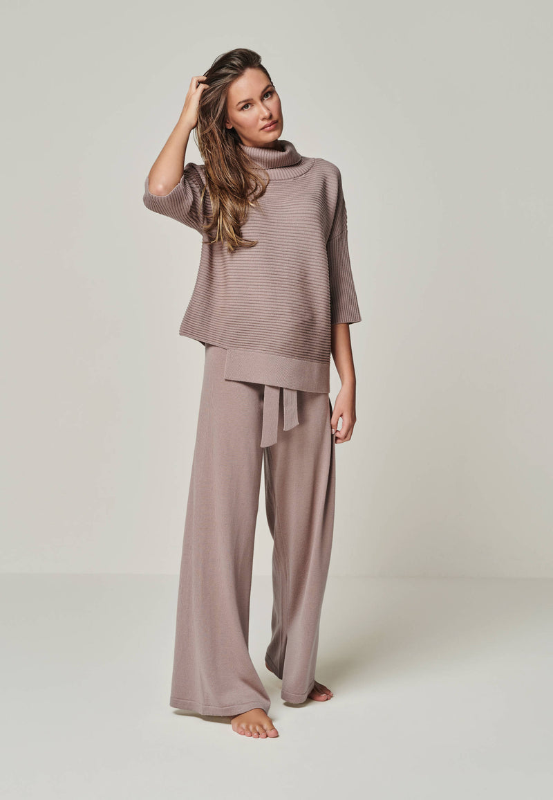 PULLOVER BAILEY - asymmetric turtleneck pullover