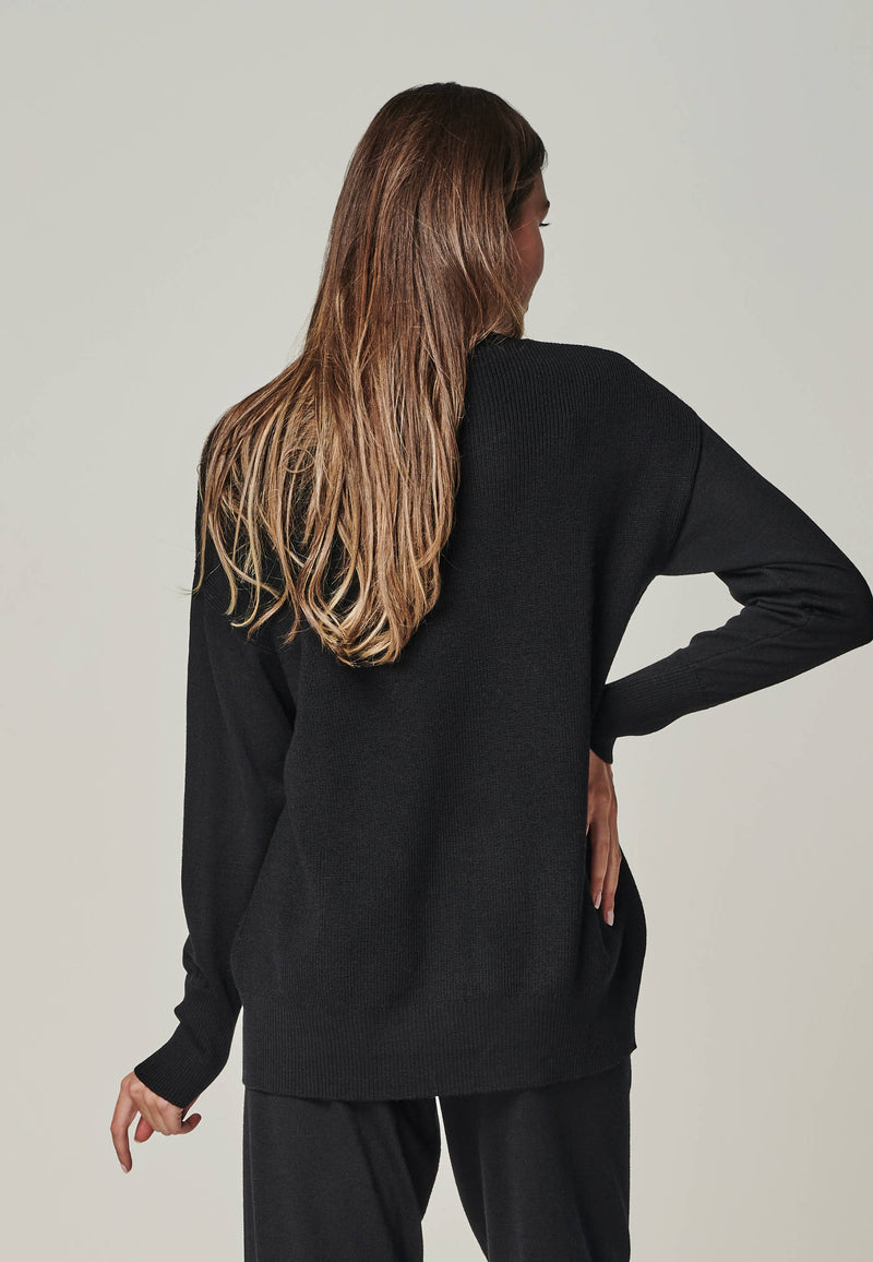 PULLOVER BELLA - Feinstrick Rundhals Pullover