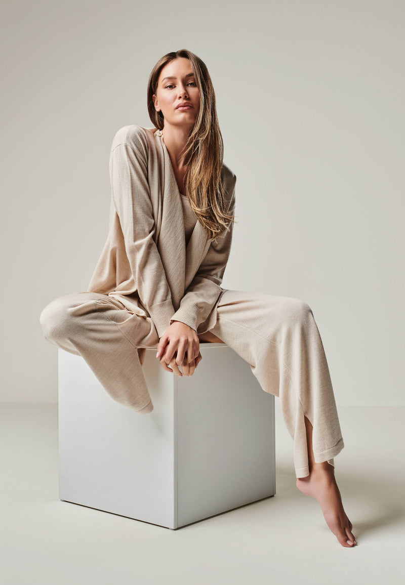 LOUNGEWEAR SET - Cardigan Bella & Top Blossom & Pants Bailey