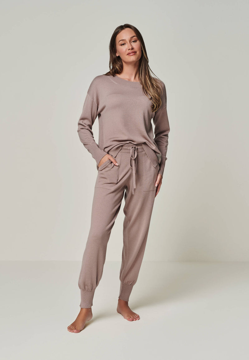 PANTS BELLA - stylish Merino lounge pants with pockets