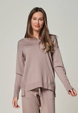 PULLOVER BELLA - Feinstrick Rundhals Pullover