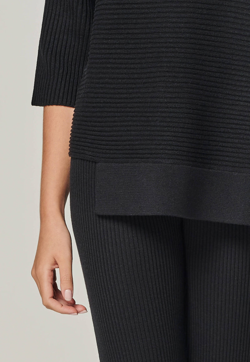 PULLOVER BAILEY - asymmetric turtleneck pullover