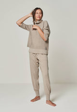 PULLOVER BAILEY - Asymmetrischer Merino Rollkragenpullover