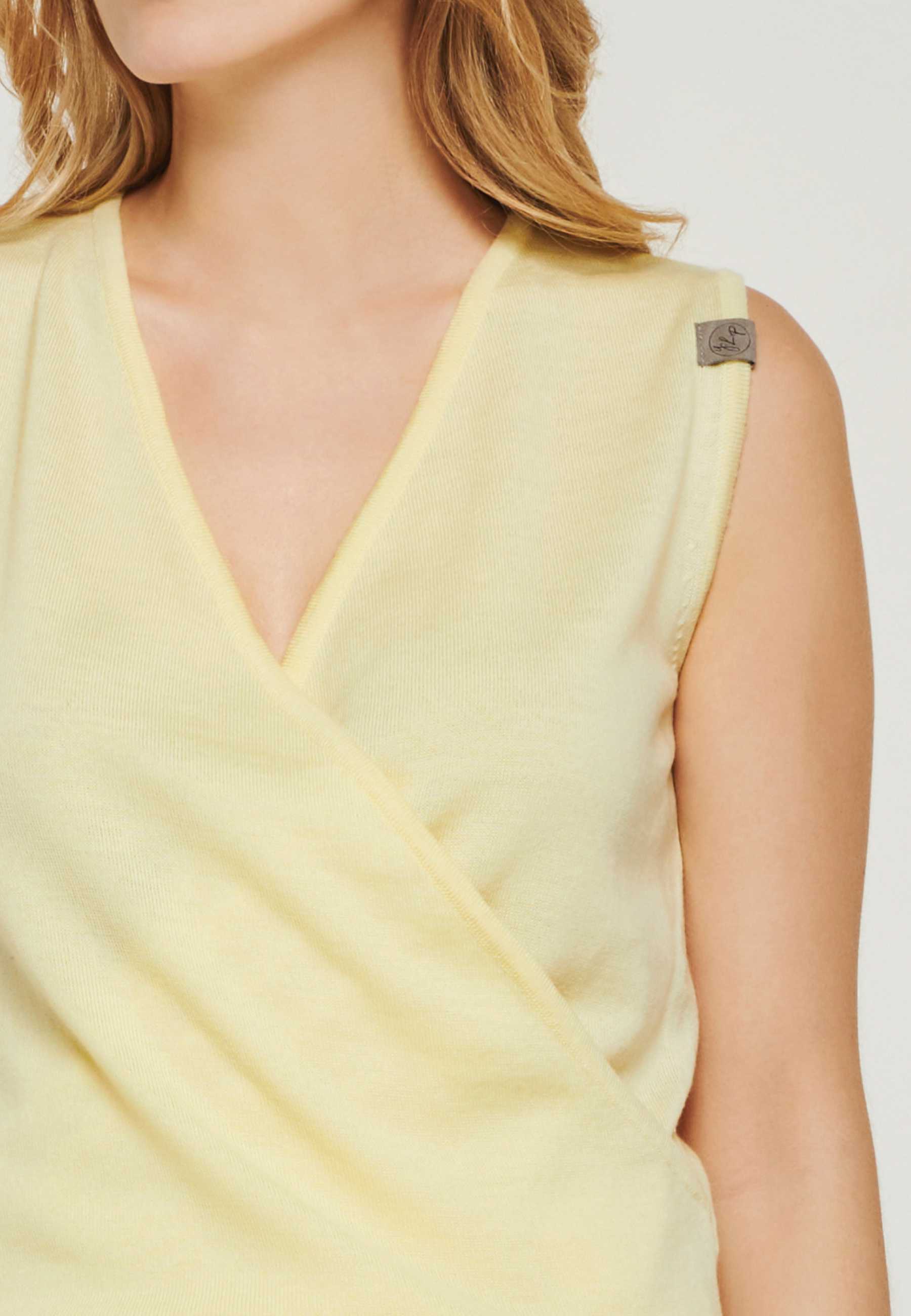 Merino Top in Wickeloptik